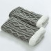 Unisex Winter Plus Velvet Knitting Knee Ankle Calf Warmer Pads Wool Warm Boots Deco Skirt Tube Socks