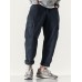 Mens Patchwork Zipper Fly Casual Cotton Cargo Pants With Pocket