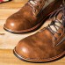 Men Retro Casual Non Slip Splicing Business Short Boots