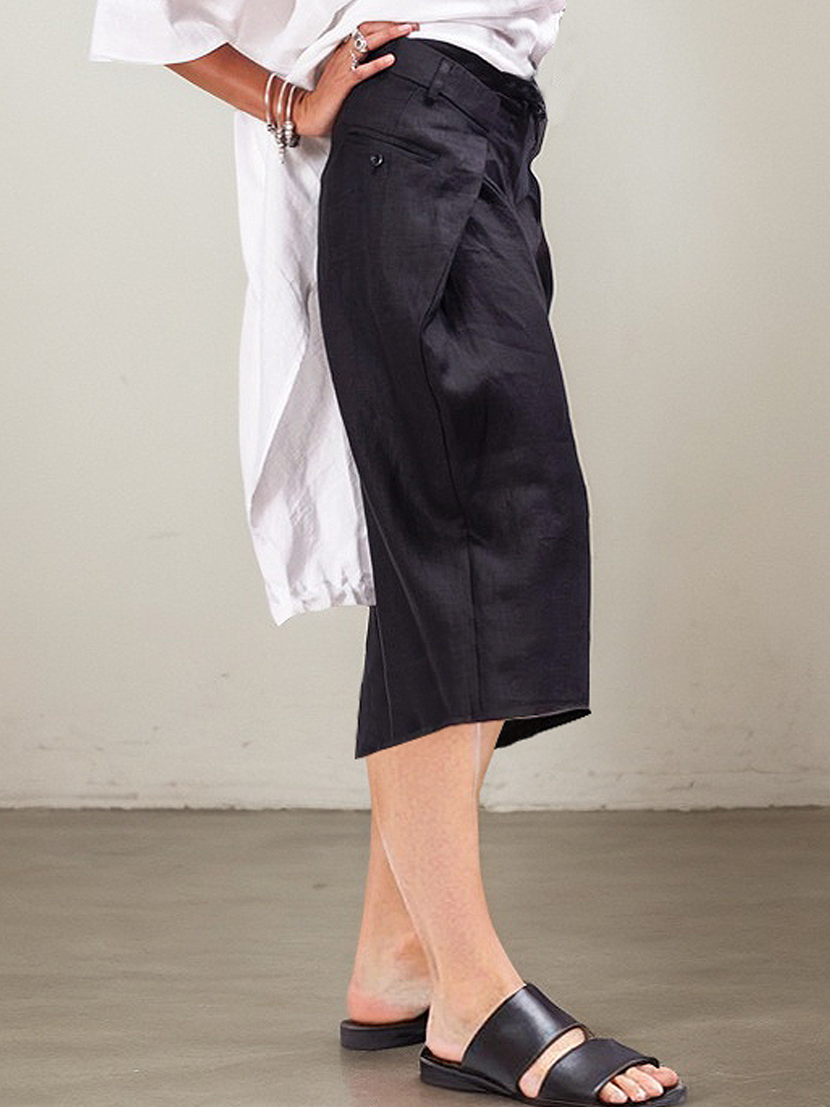 Linen Plain Shorts Linen Plain Shorts