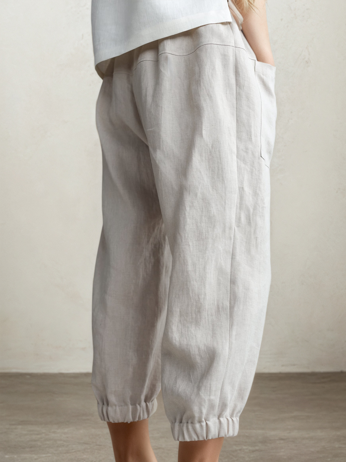 Linen Plain Pants Linen Plain Pants