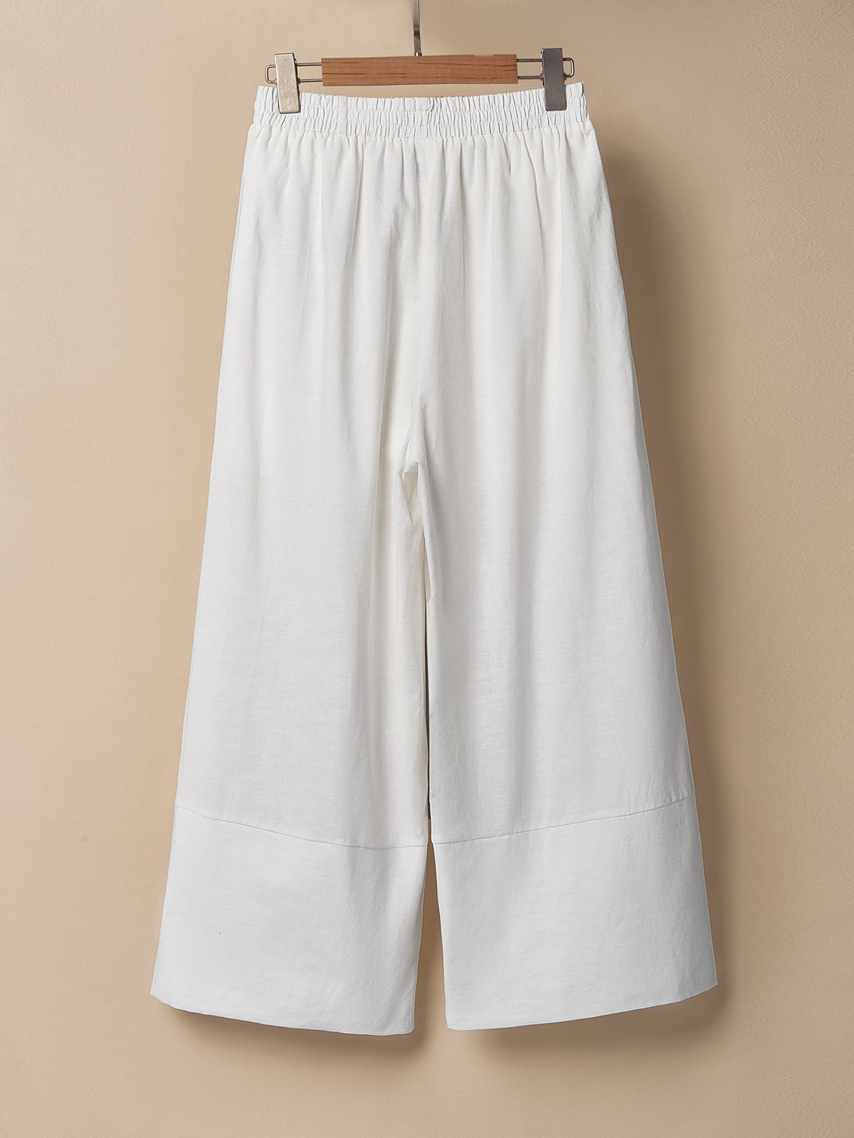 Cotton And Linen Plain Pants Cotton And Linen Plain Pants