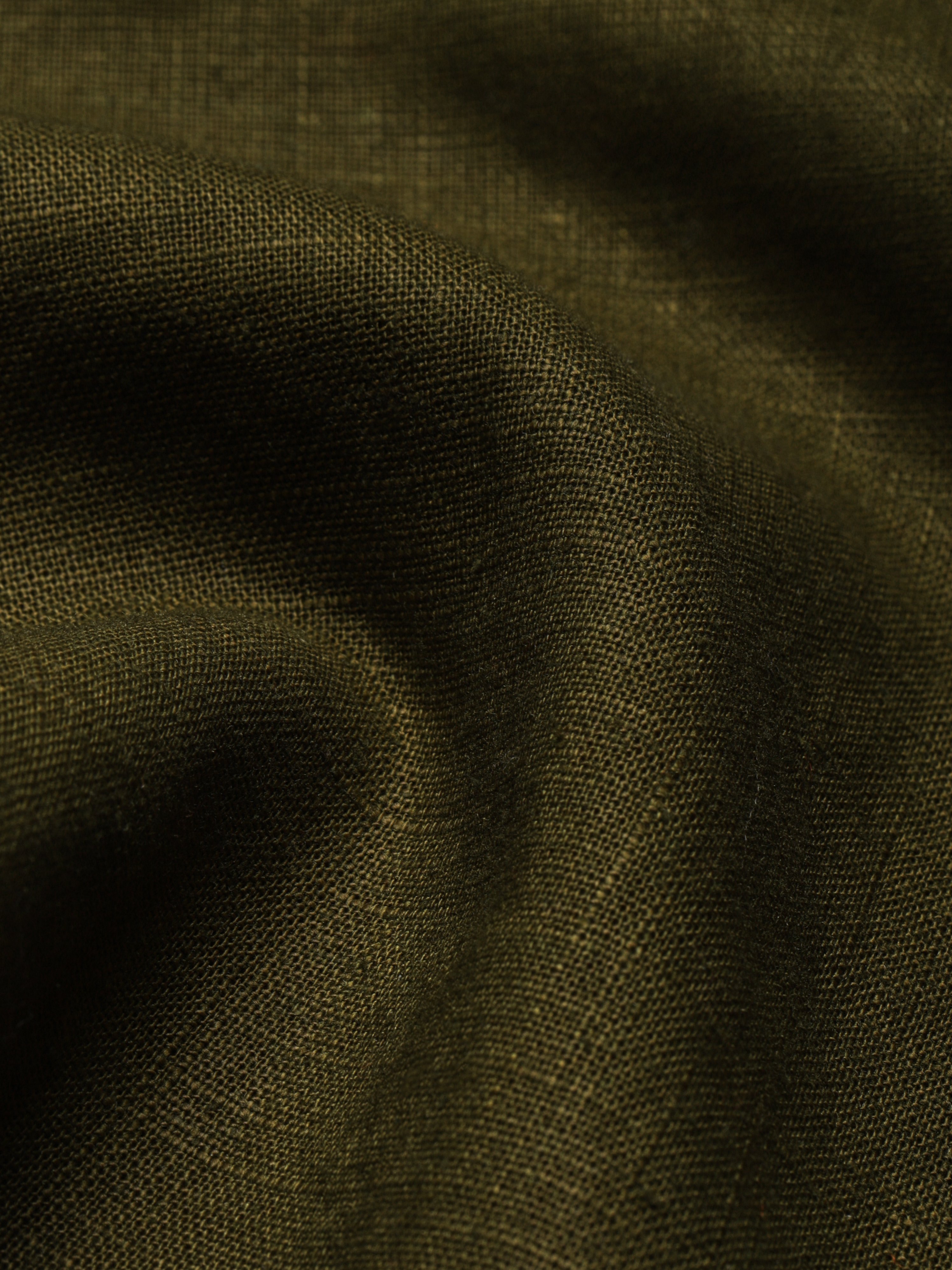 Linen-Cotton Crew Neck Plain Long Sleeve Maxi Dress Linen-Cotton Crew Neck Plain Long Sleeve Maxi Dress