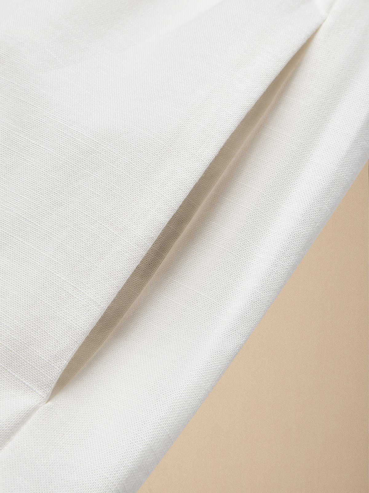 Cotton And Linen Plain Pants Cotton And Linen Plain Pants
