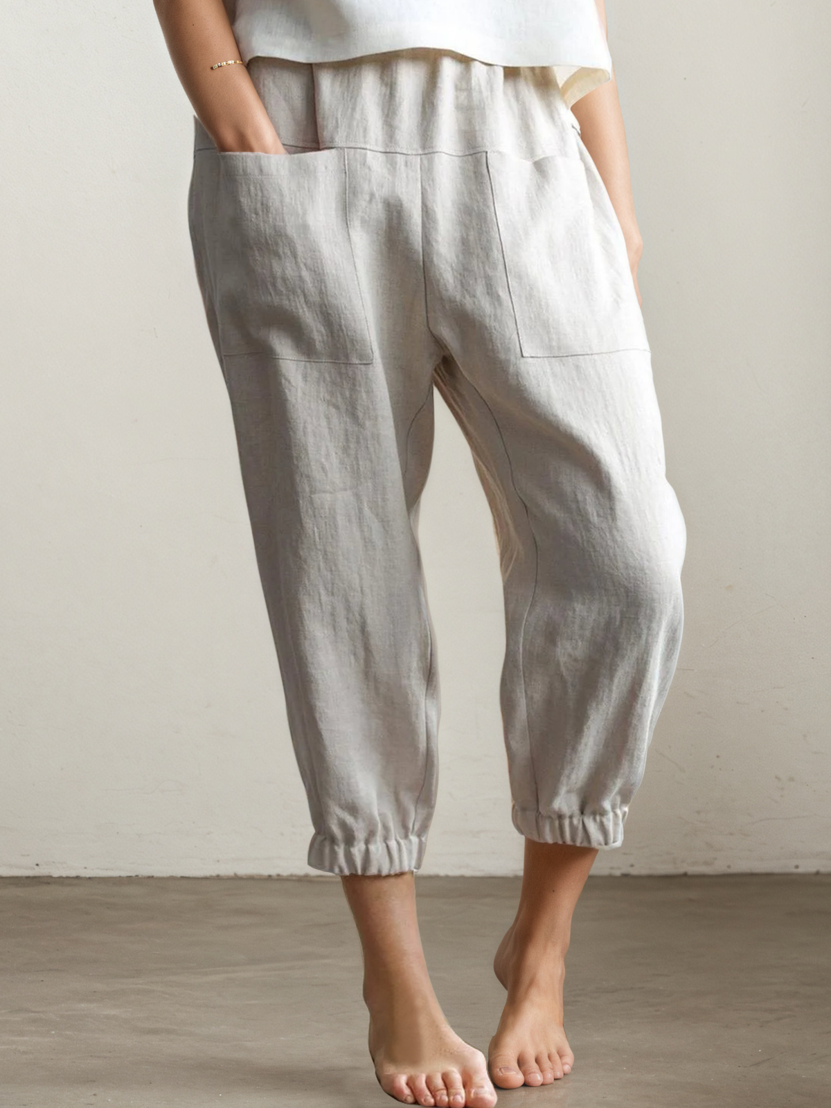 Linen Plain Pants Linen Plain Pants