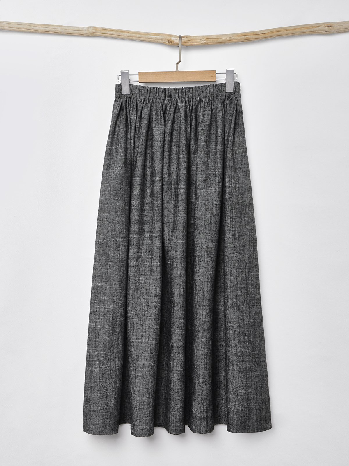 Cotton And Linen Plain Maxi Skirt Cotton And Linen Plain Maxi Skirt