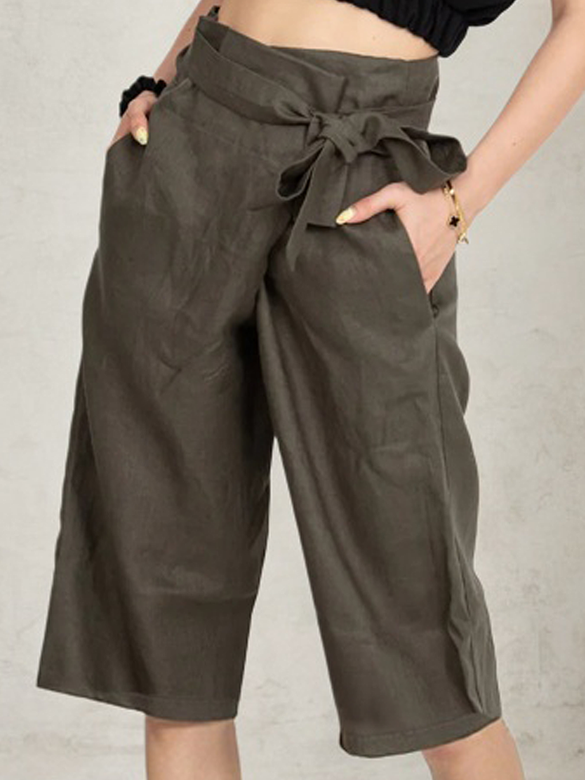 Linen Plain Shorts Linen Plain Shorts