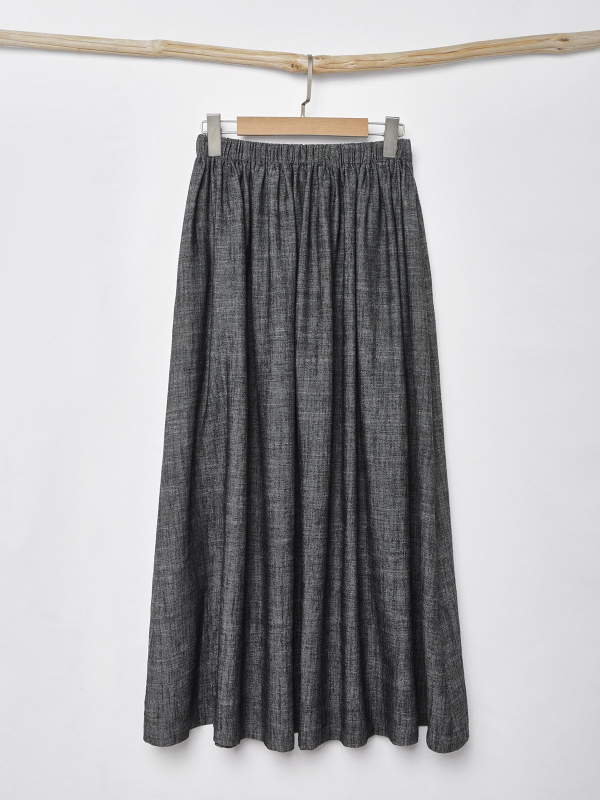 Cotton And Linen Plain Maxi Skirt Cotton And Linen Plain Maxi Skirt