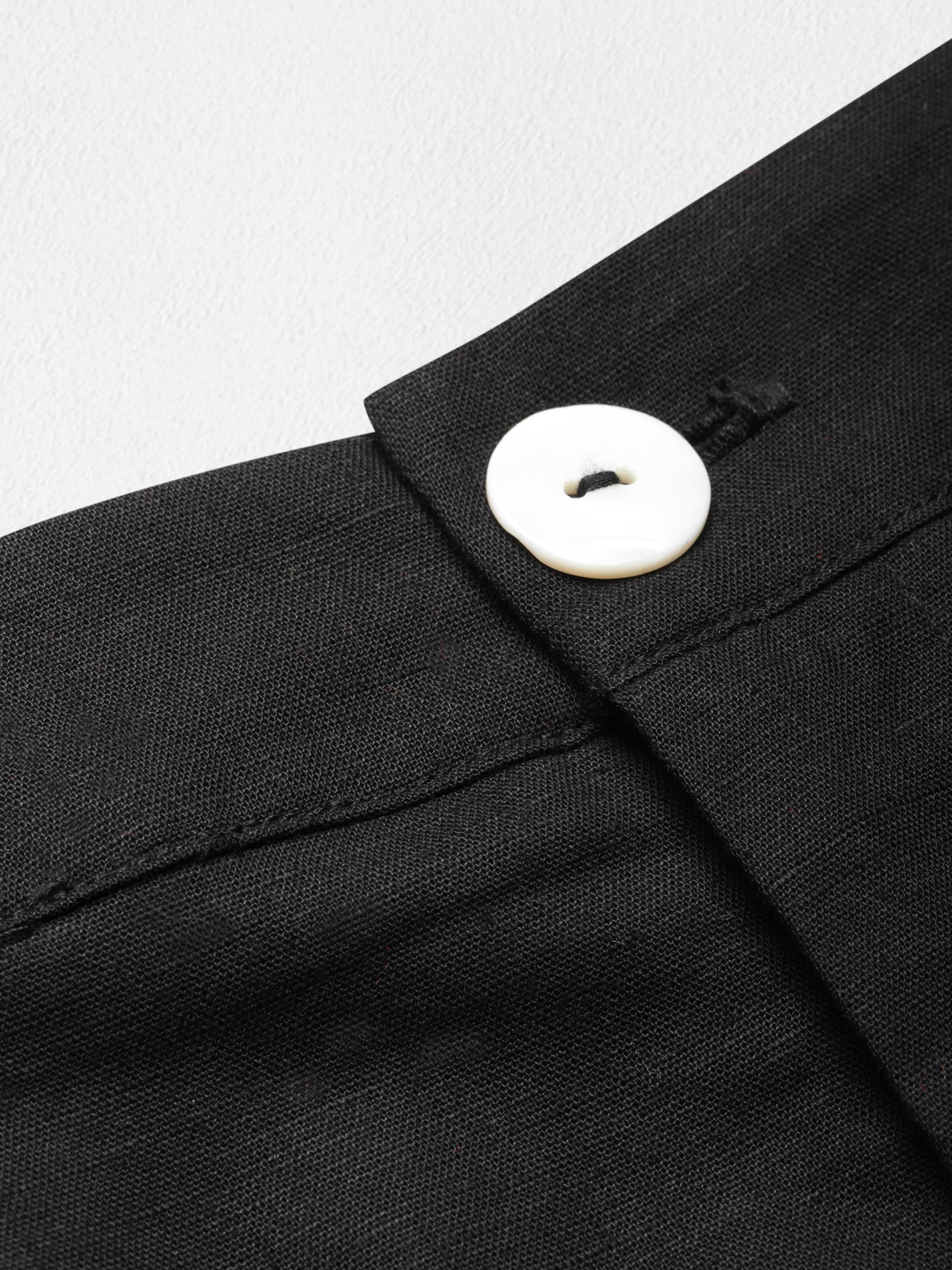 Linen Plain Pocket Design Shorts Linen Plain Pocket Design Shorts