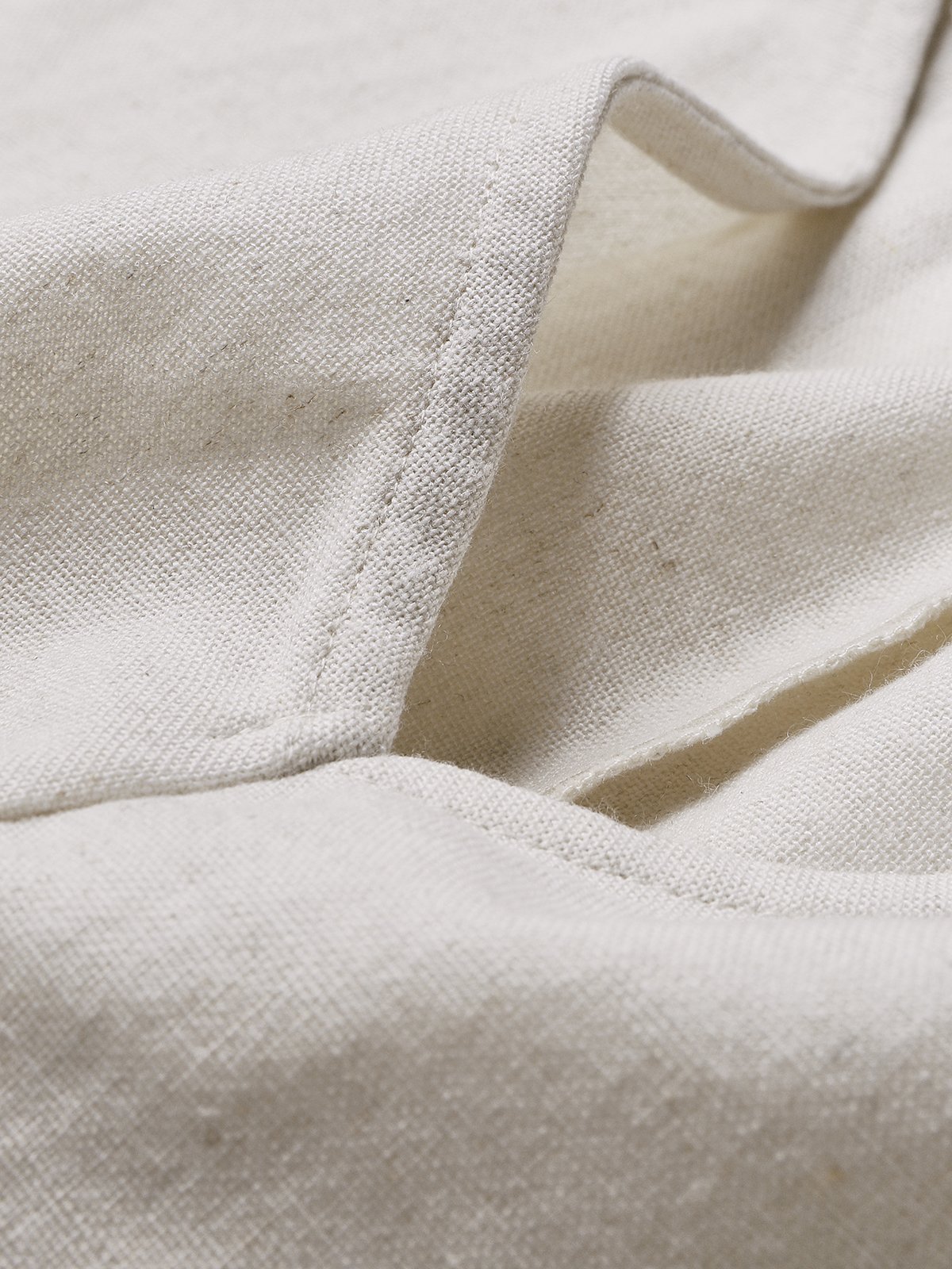 Cotton And Linen Crew Neck Plain Short Sleeve Mini Dress Cotton And Linen Crew Neck Plain Short Sleeve Mini Dress