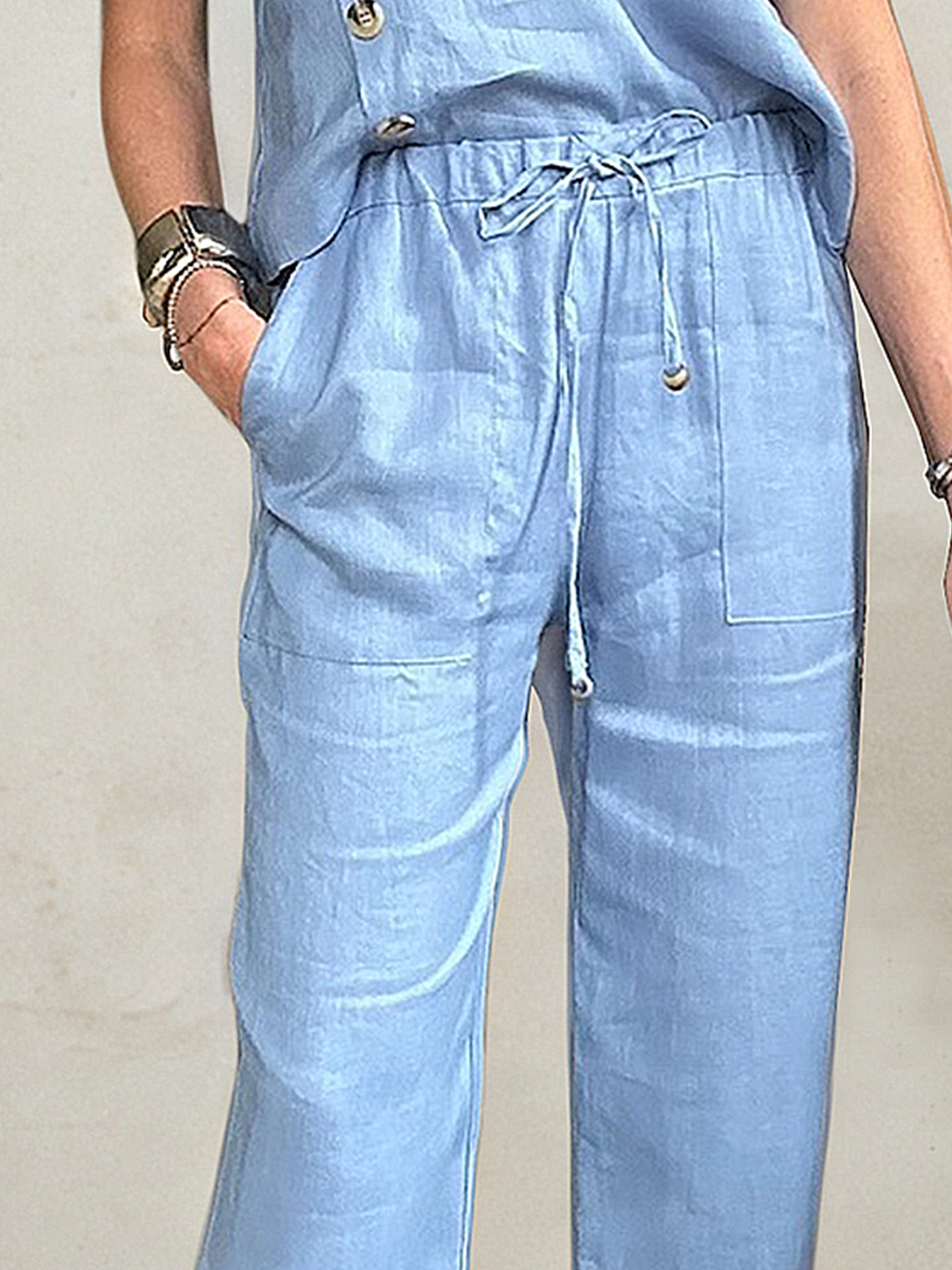 Linen Plain Pants Linen Plain Pants